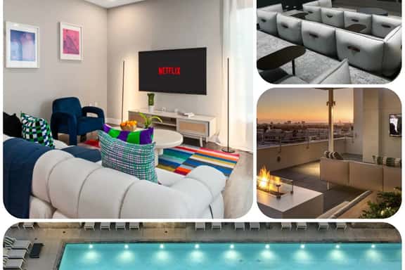 Pool |Cinema| Jacuzzi| Parking| RoofTop|Fireplace - Image 1